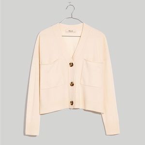 Madewell (Re)sponsible Cashmere
Upton Cardigan Sweater Eggshell Size S